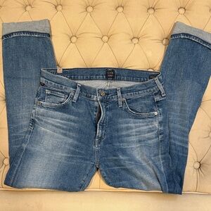 Citizens Of Humanity Jazmin Cuffed Slim Straight Jeans